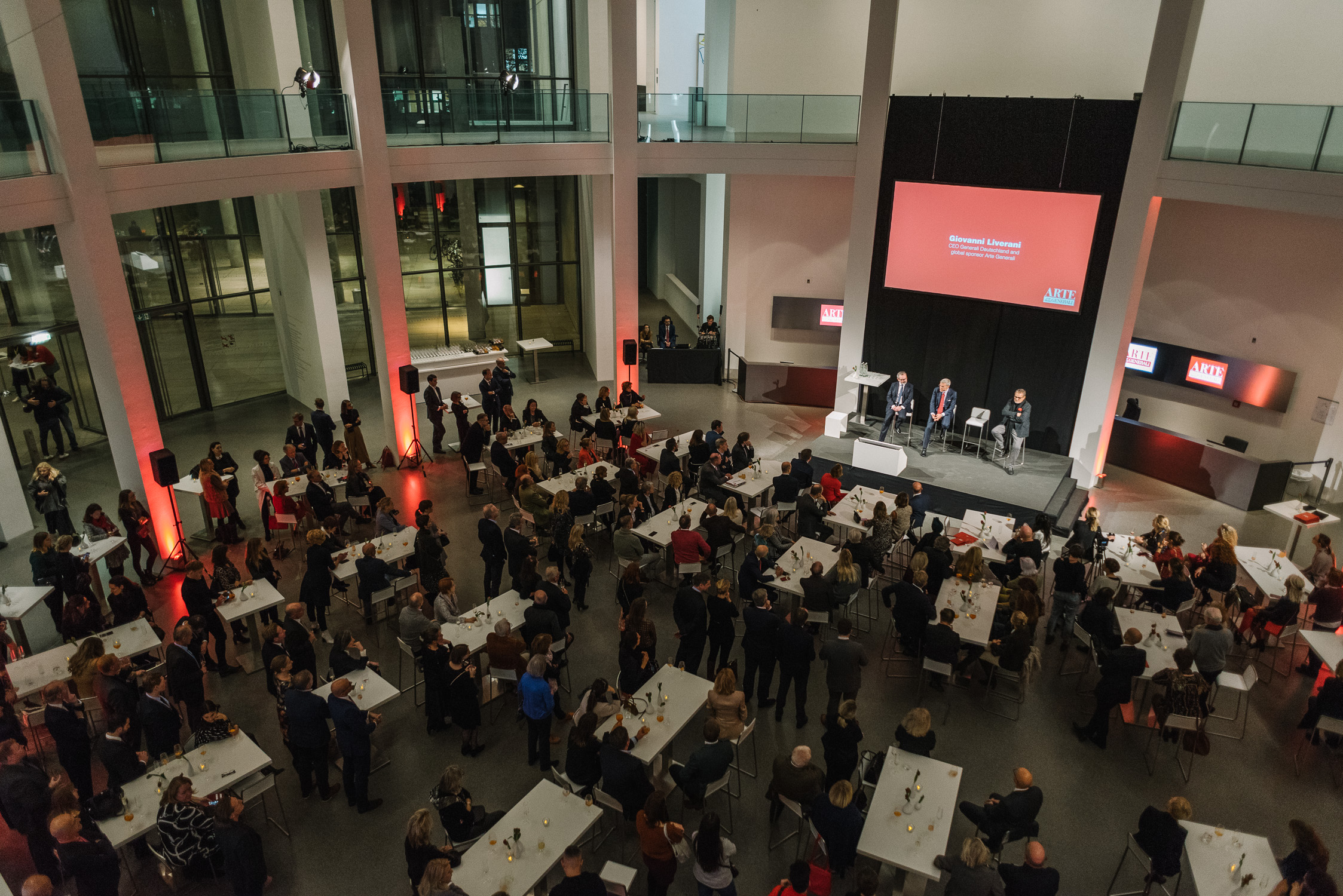German launch event in the Pinakothek der Moderne, Munich, November 2019 ©Arte Generali and Hannes Rohrer